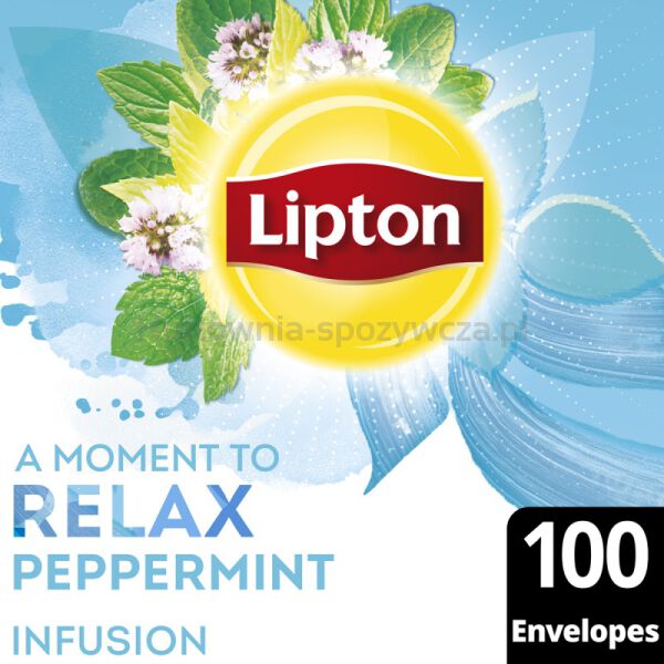 Herbata LIPTON Feel Good Selection, Relax, mięta, 100 kopert - 2
