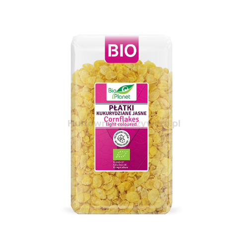 Płatki Kukurydziane Jasne Bez Dodatku Cukrów Bio 250 g - Bio Planet
