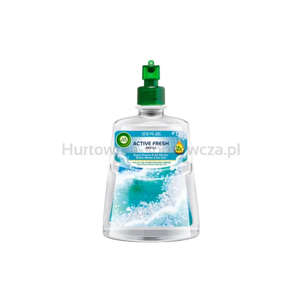 Air Wick Odświeżacz Powietrza Active Fresh Bryza Oceanu I Sól Morska Wkład 228 Ml