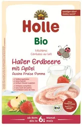 Kaszka mleczna pełnoziarnista owsiana truskawkowo-jabłkowa od 6 miesiąca życia BIO 250 g