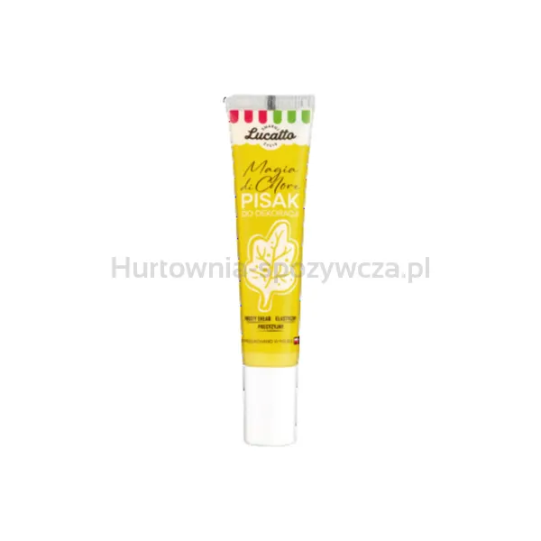 Pisak Dekoracyjny Żółty Lucatto 20G
