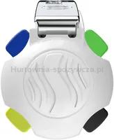 Długopis automatyczny SCHNEIDER TAKE 4 Neon, M, 4 kolory wkładu, zielono-biały - 4