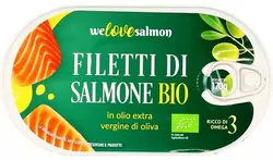 Filet Z Łososia W Oliwie Extra Virgine Bio 170G/100G