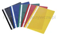 Donau Skoroszyt Pvc, A4, Twardy, 150/160Mikr., Żółty  - 2