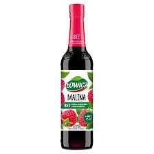 Łowicz Suplement diety Syrop o smaku malinowym 400 ml