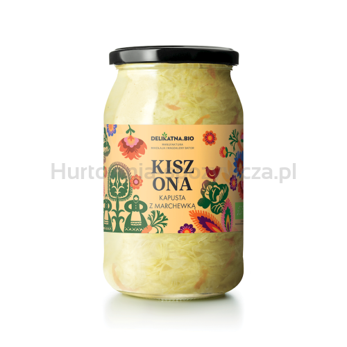 Kapusta Kiszona Z Marchewką Bio 900 G (800 G) - Delikatna [BIO]