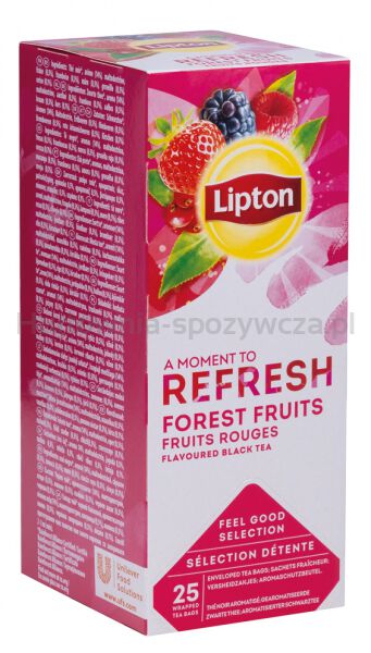 Herbata LIPTON Feel Good Selection, Refresh, owoce leśne, 25 kopert - 2