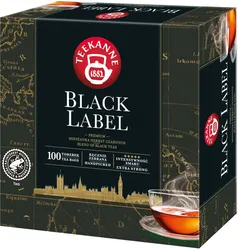 Teekanne Herbata Black Label, czarna, 100 torebek, 200g