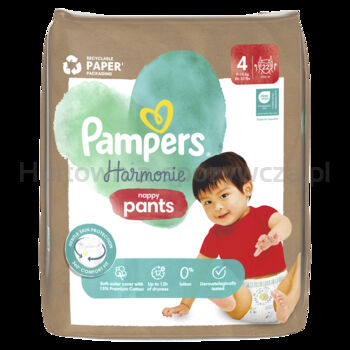 Pampers Harmonie Baby Pieluchomajtki, rozmiar 4, 22 sztuki, 9kg-15kg