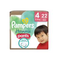 Pampers Harmonie Baby Pieluchomajtki, rozmiar 4, 22 sztuki, 9kg-15kg