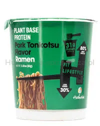 Asia Street Mea Danie błyskawiczne wysokobiałkowe z makaronem ramen o smaku Tonkotsu 62g