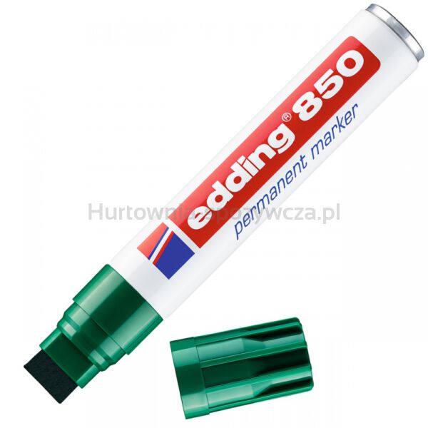Marker permanentny e-850 EDDING, 5-15mm, zielony - 3