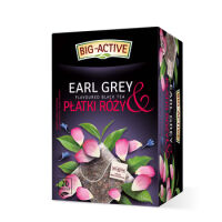 Big-Active Herbata Czarna Earl Grey I Płatki Róży (20 Torebek X 2G) 