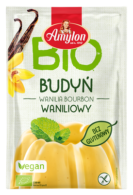 Amylon Amylon Budyń Waniliowy Bezglutenowy Bio 40 G [BIO]