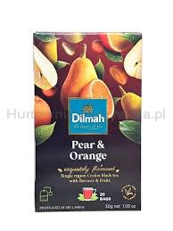 Dilmah Herbata Pear Orange Flavoured Black Tea 20X1,5 G