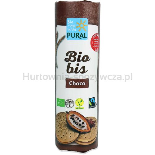 Ciastka Markizy Z Kremem Kakaowym Wegańskie Fair Trade Bio 320 G - Pural (Bio Bis) [BIO]