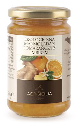 Marmolada Z Pomarańczy Z Imbirem Bio 360 G - Agrisicilia [BIO]