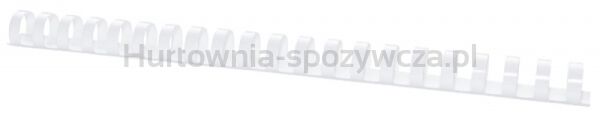 Office Products Grzbiety do bindowania A4, 19mm (165 kartek), 100 szt., białe 