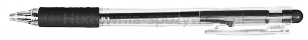 Długopis LINC Tip Top Grip, śr. kulki 0,7mm, gr. linii 0,3mm, czarny