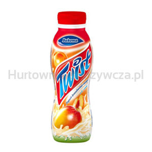 Bakoma Twist Jogurt Pitny Brzoskwinia-Mango 370G