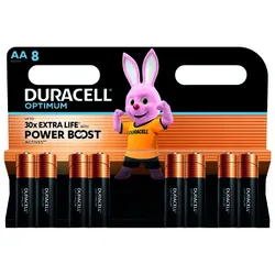 Bat.Aa 8 Szt Optimum Duracell
