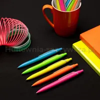 Długopis automatyczny SCHNEIDER Reco, M, blister, mix kolorów neonowych - 7