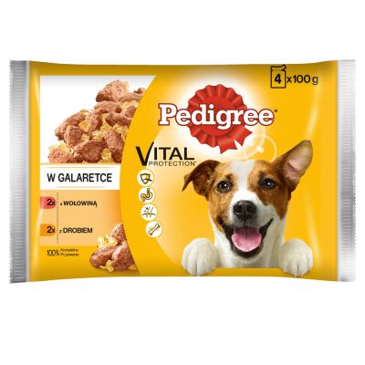 Pedigree Wołowina,Drób 4X100G