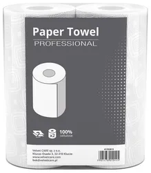 Ręcznik W Roli Celulozowy Velvet, Professional, 2-Warstwowy, 50 Listków, 2 Szt., Biały