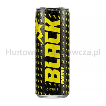Black Energy Citrus Flavour 250 ml- kaucja