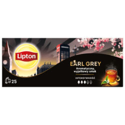 LIPTON Earl Grey Classic herbata czarna 37,5 g (25 torebek)
