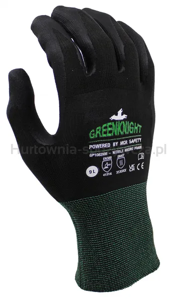 Rękawice Dziane Eco Mcr Greenknight Gp1082Nm, Rozm. 11