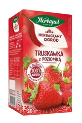 Herbapol Herbaciany Ogród herbatka owocowa truskawka z poziomką 20Torebek/50g