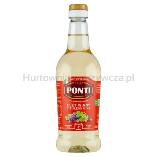Ponti Ocet Winny Biały 500Ml
