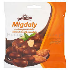 Jutrzenka Migdały W Mlecznej Czekoladzie 80 G