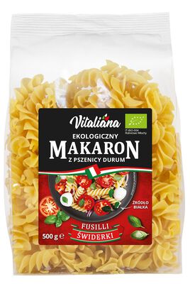 Makaron (Semolinowy) Fusilli Bio 500 G - Vitaliana [BIO]