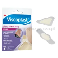 Plastry na stopę VISCOPLAST Mix, 3 rozmiary, kopertka, 7szt. - 3