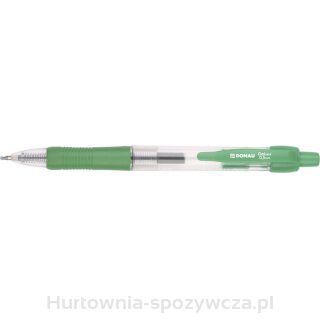 Długopis Automatyczny Żelowy Donau Z Wodoodpornym Tuszem 0,5Mm, Zielony