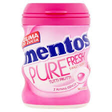 Mentos Pure Fresh Tutti Frutti Butelka 60G