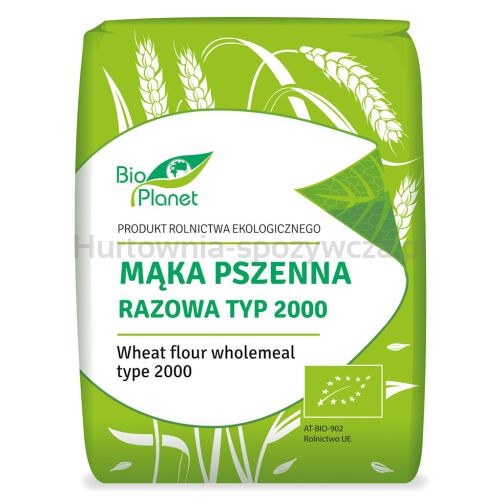 Mąka Pszenna Razowa Typ 2000 Bio 1 Kg - Bio Planet [BIO]