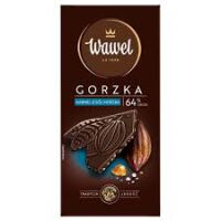 Wawel Czekolada Premium Gorzka 64% cocoa Karmel & Sól morska 90g