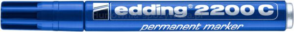 Marker permanentny e-2200 C EDDING, 1-5 mm, niebieski
