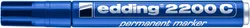 Marker permanentny e-2200 C EDDING, 1-5 mm, niebieski