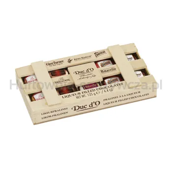 Duc d'O Czekoladki belgijskie z likierem MIX kratka 125g