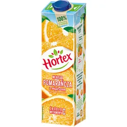Hortex Nektar Pomarańcza Z Miąższem Karton 1L