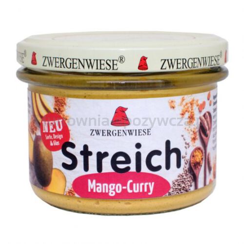 Pasta Słonecznikowa Z Mango I Curry Bezglutenowa Bio 180 G - Zwergenwiese [BIO]