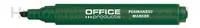 Office Products Marker Permanentny Ścięty, 1-5Mm (Linia), Zielony  - 2