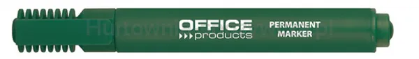 Office Products Marker Permanentny Ścięty, 1-5Mm (Linia), Zielony 