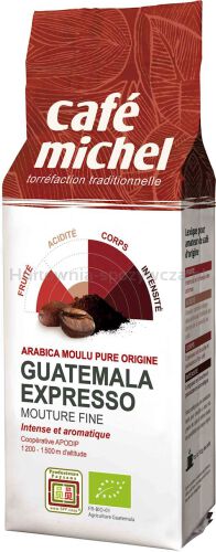 Kawa Mielona Arabica 100 % Espresso Gwatemala Fair Trade Bio 250 G - Cafe Michel [BIO]