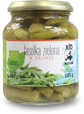 Fasolka Zielona W Zalewie Bio 340 G (185 G) (Słoik) - Bio Planet [BIO]