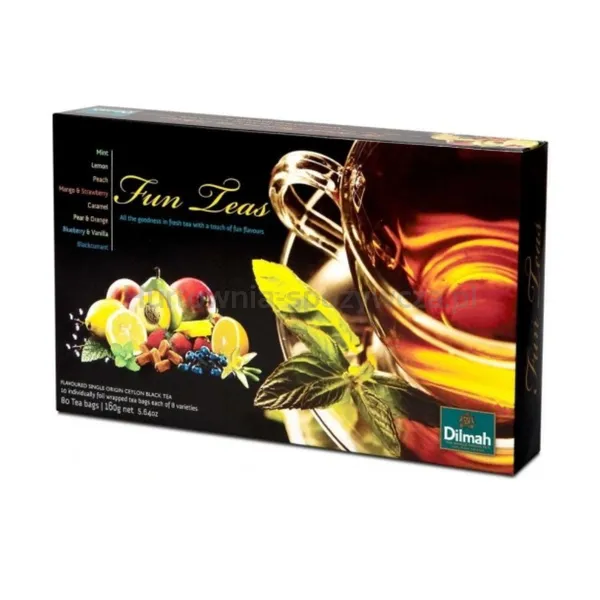 Dilmah Herbata Fun  Zestaw czarnych herbat 160 g (80 torebek)
